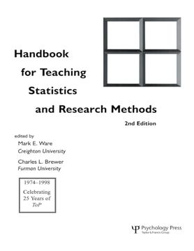 portada Handbook for Teaching Statistics and Research Methods 2nd Edition (in English)