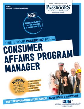 portada Consumer Affairs Program Manager (C-4153): Passbooks Study Guide Volume 4153 (en Inglés)