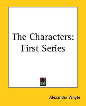 portada the characters: first series (en Inglés)