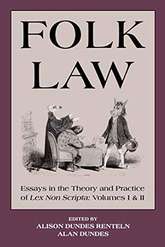 portada Folk law Folk law Folk Law: Essays in the Theory and Practice of lex non Scripta Essays in the Theory and Practice of lex non Scripta Essays in th 