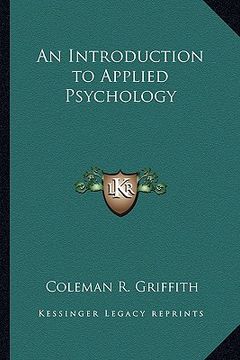 portada an introduction to applied psychology (en Inglés)