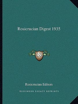portada rosicrucian digest 1935 (in English)