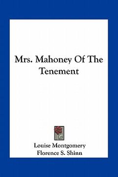 portada mrs. mahoney of the tenement (en Inglés)