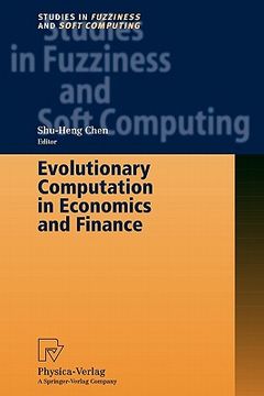 portada evolutionary computation in economics and finance (en Inglés)