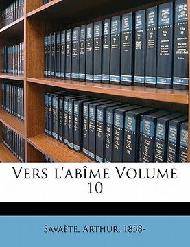 portada Vers l'abîme Volume 10 (en Francés)