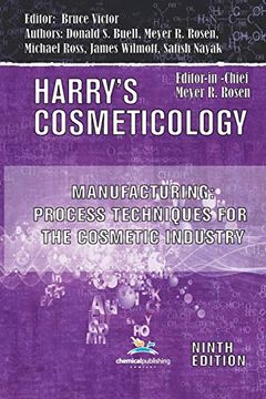 portada Manufacturing: Process Techniques for the Cosmetic Industry (Harry'S Cosmeticology Focus Books) (in English)