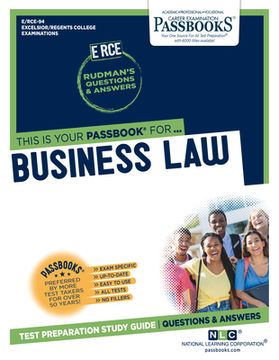 portada Business Law (Rce-94): Passbooks Study Guide Volume 94 (en Inglés)