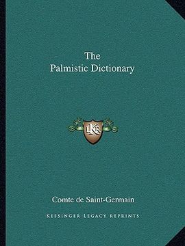 portada the palmistic dictionary (en Inglés)