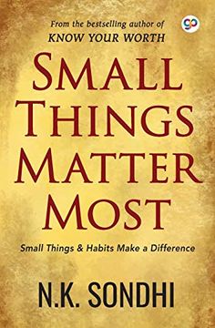 portada Small Things Matter Most (in English)