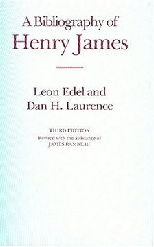 portada A Bibliography of Henry James (St. Paul's Bibliographies) (en Inglés)