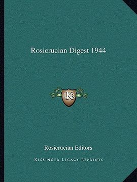portada rosicrucian digest 1944