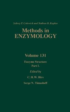 portada Enzyme Structure, Part l: Volume 131: Enzyme Structure Part l (en Inglés)