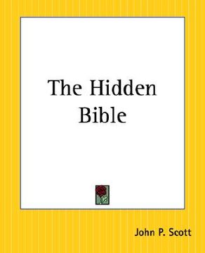 portada the hidden bible (in English)