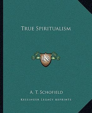 portada true spiritualism (en Inglés)