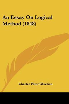 portada an essay on logical method (1848) (en Inglés)
