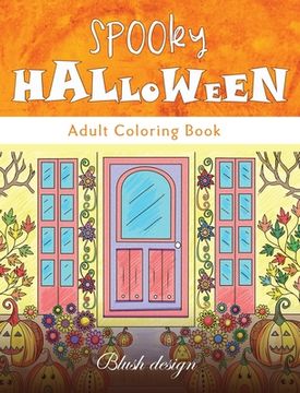 portada Spooky Halloween: Adult Coloring Book 