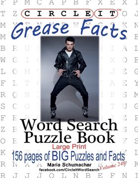 portada Circle It, Grease Facts, Word Search, Puzzle Book 