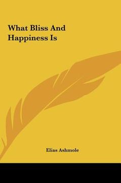 portada what bliss and happiness is (en Inglés)