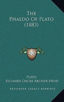 portada the phaedo of plato (1883) (in English)