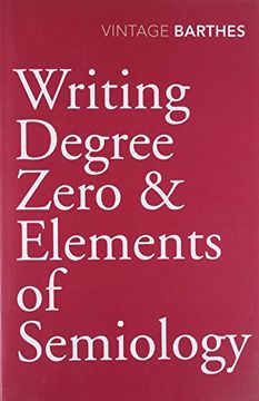 portada Writing Degree Zero & Elements of Semiology (en Inglés)