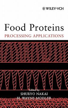 portada food proteins: processing applications (en Inglés)