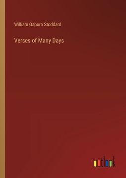 portada Verses of Many Days (en Inglés)