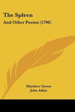 portada the spleen: and other poems (1796) (in English)