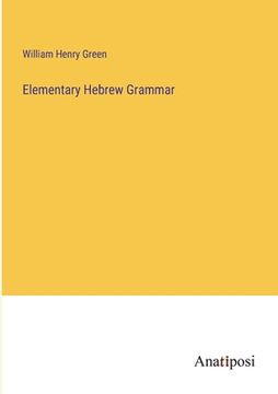 portada Elementary Hebrew Grammar (en Inglés)