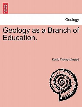 portada geology as a branch of education. (en Inglés)