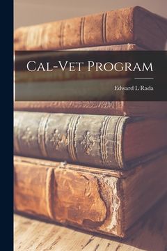 portada Cal-Vet Program (en Inglés)