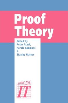 portada Proof Theory: A Selection of Papers From the Leeds Proof Theory Programme 1990 (en Inglés)
