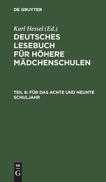 portada Fã â¼r das Achte und Neunte Schuljahr (German Edition) [Hardcover ] (en Alemán)