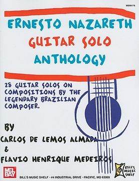 portada ernesto nazareth guitar solo anthology: 28 guitar solos