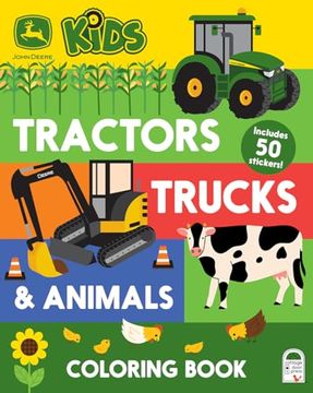 portada John Deere Kids Coloring Book for Little Farm and Tractor Lovers, Toddlers Ages 2-5 (en Inglés)