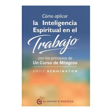 portada Como Aplicar La Inteligencia Espiritual En El Trabajo (in Spanish)