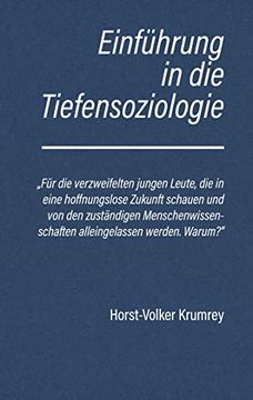 portada Einführung in die Tiefensoziologie (en Alemán)