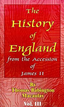 portada history of england: from the accession of james ii (in English)