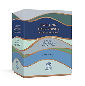 portada Dwell on These Things Inspiration Cards: 31 Thoughts to Align Your Heart With God'S Truth (en Inglés)