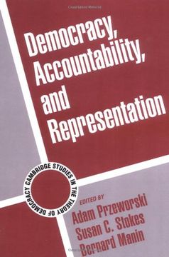 portada Democracy, Accountability, and Representation Paperback (Cambridge Studies in the Theory of Democracy) 