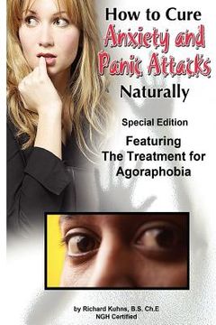 portada how to cure anxiety and panic attacks naturally (en Inglés)