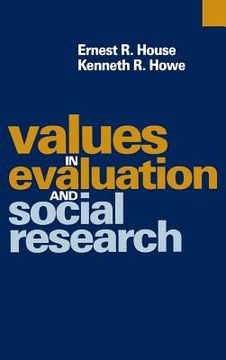 portada values in evaluation and social research (en Inglés)