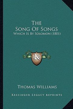 portada the song of songs: which is by solomon (1801)