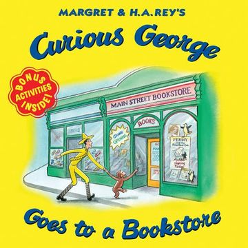 portada Curious George Goes to a Bookstore (en Inglés)