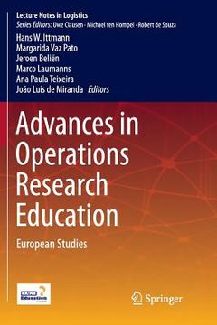 portada Advances in Operations Research Education: European Studies