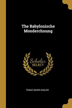 portada The Babylonische Monderchnung (in German)