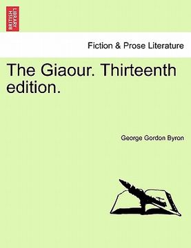 portada the giaour. thirteenth edition. (in English)
