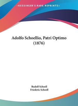 portada Adolfo Schoellio, Patri Optimo (1876) (in Latin)
