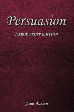 portada Persuasion: Large Print Edition (en Inglés)