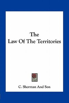 portada the law of the territories (in English)
