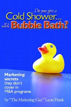 portada do you give a cold shower or a warm bubble bath? (in English)